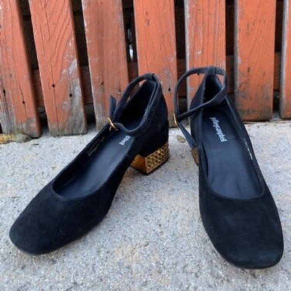 Jeffrey Campbell Shoes - NEW Jeffrey Campbell Blaire Ankle Strap Pump in Black Suede - Size 7.5